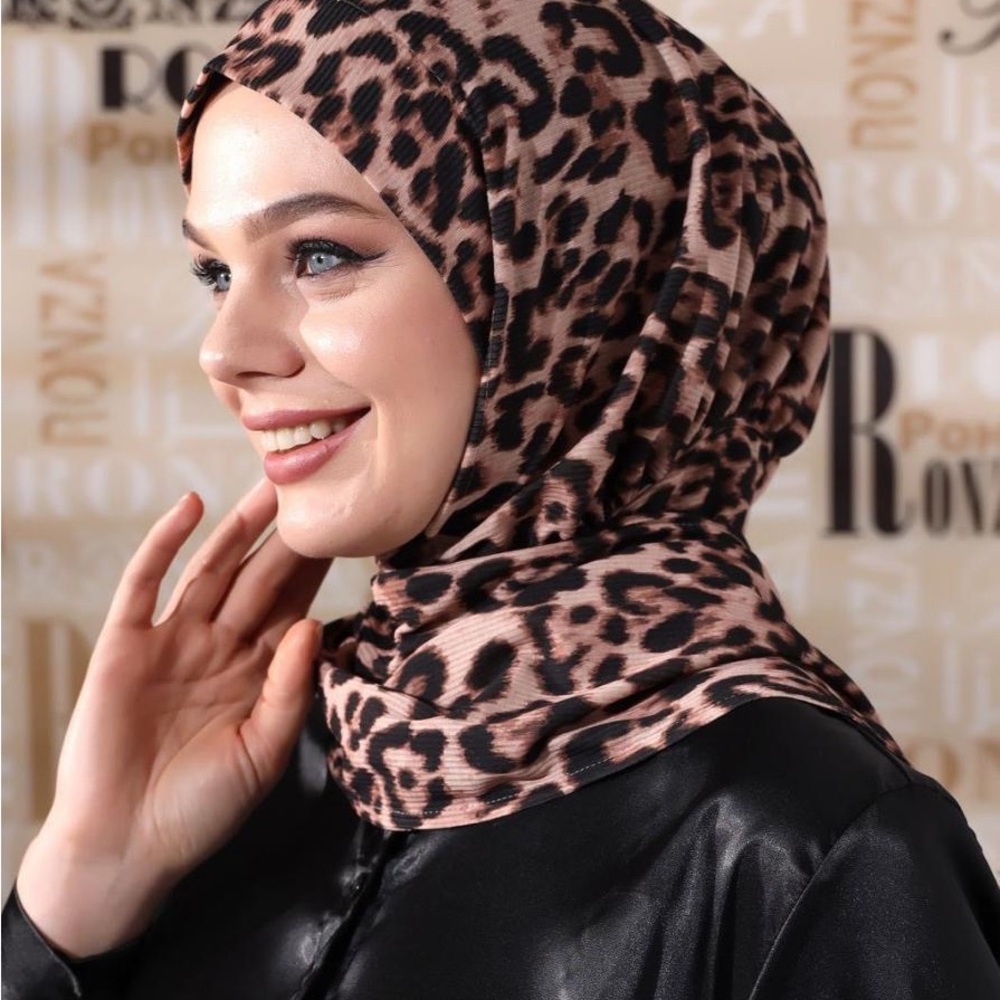 Leopard Print Hijab